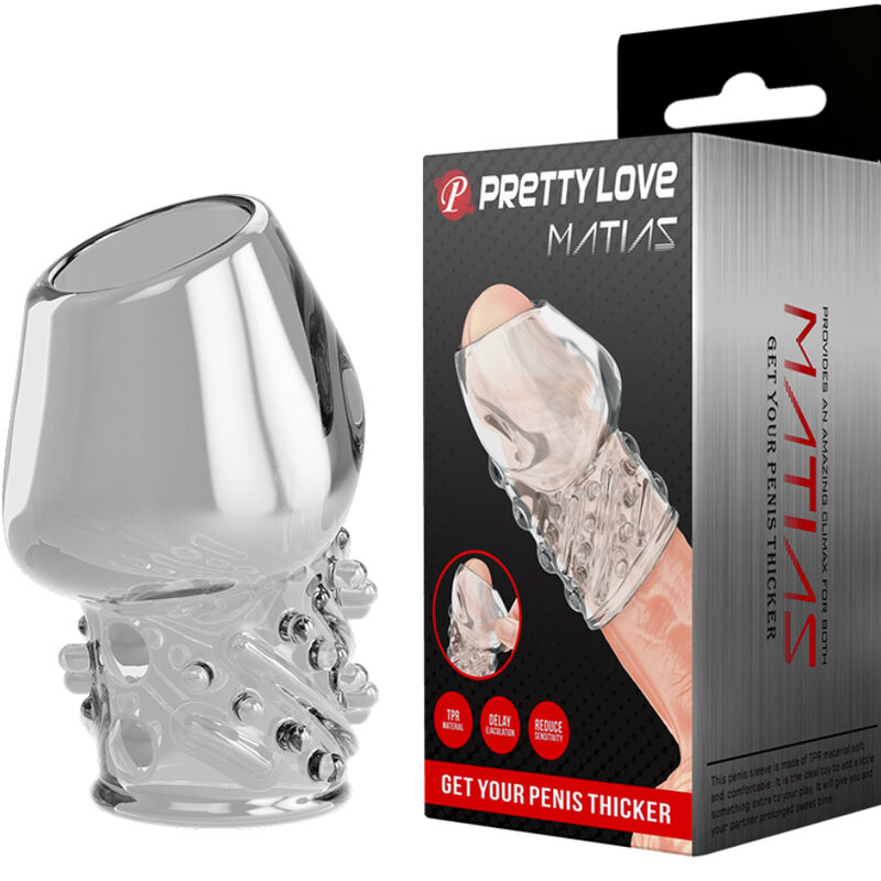 Manchon épaississant transparent — PRETTY LOVE MALE