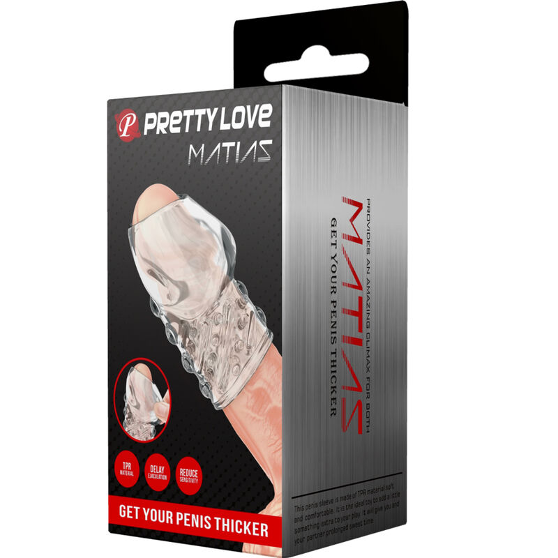 Manchon épaississant transparent — PRETTY LOVE MALE