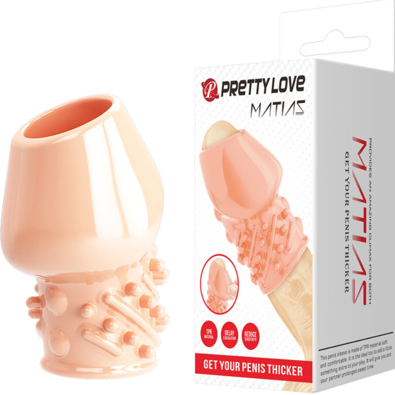 Manchon d'extension pénienne en TPR doux — PRETTY LOVE MALE