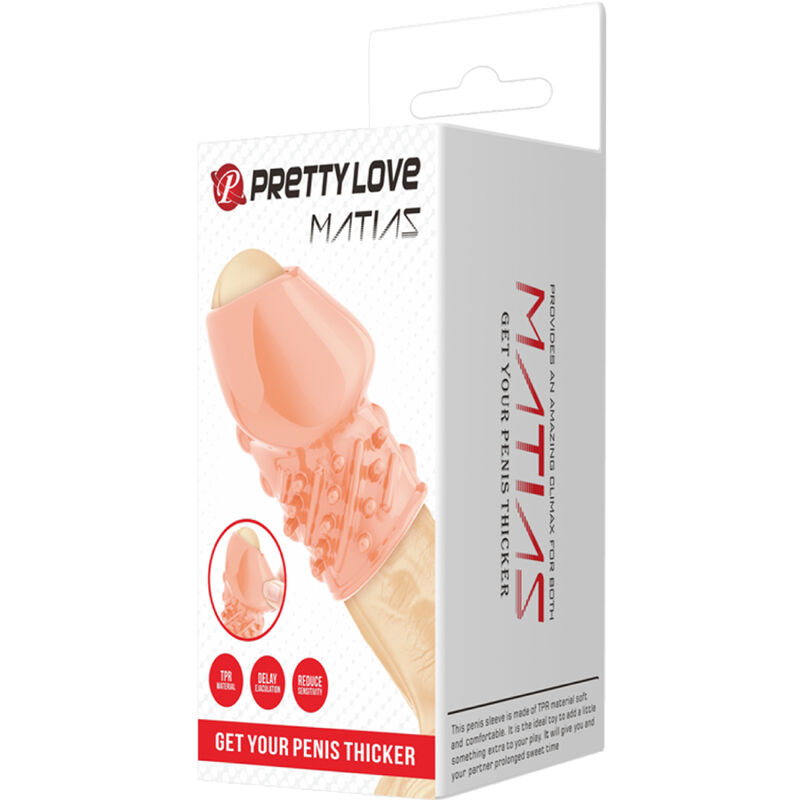 Manchon d'extension pénienne en TPR doux — PRETTY LOVE MALE