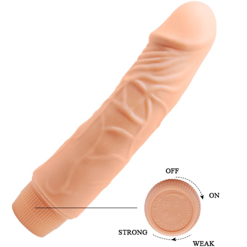 Vibrateur réaliste vibrant Barbara 20 cm — BAILE VIBRATORS