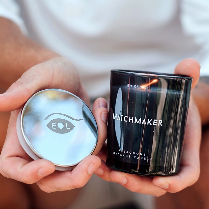 Vela de masaje con feromonas Matchmaker — EYE OF LOVE