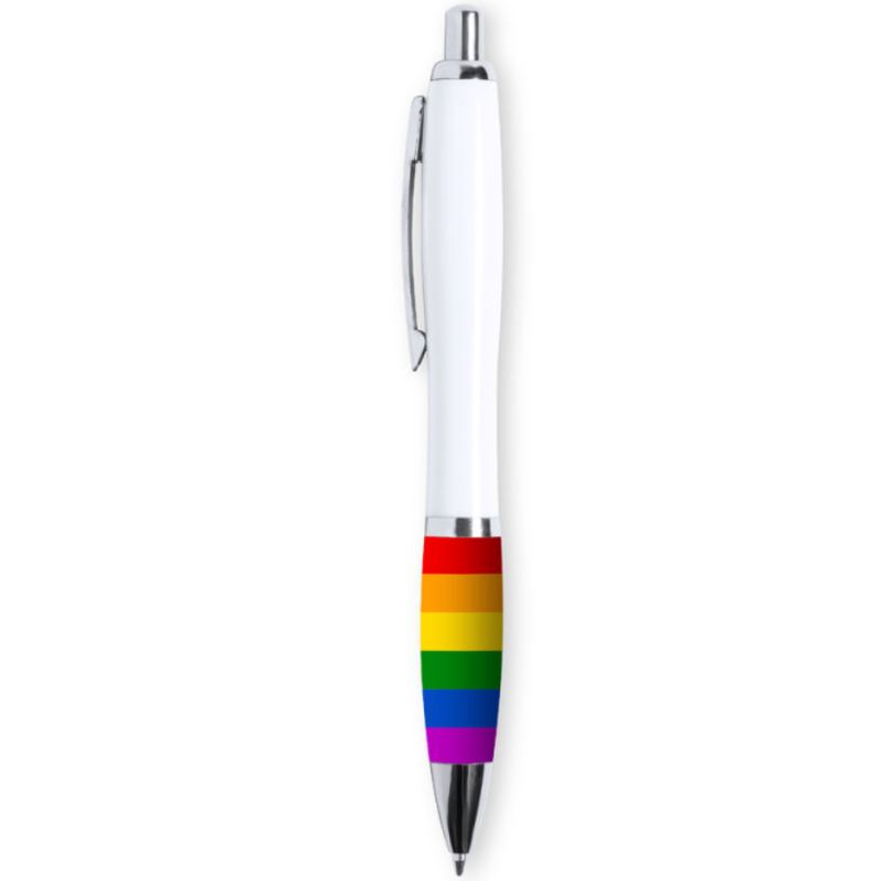 Stylo fierté LGBT blanc — PRIDE