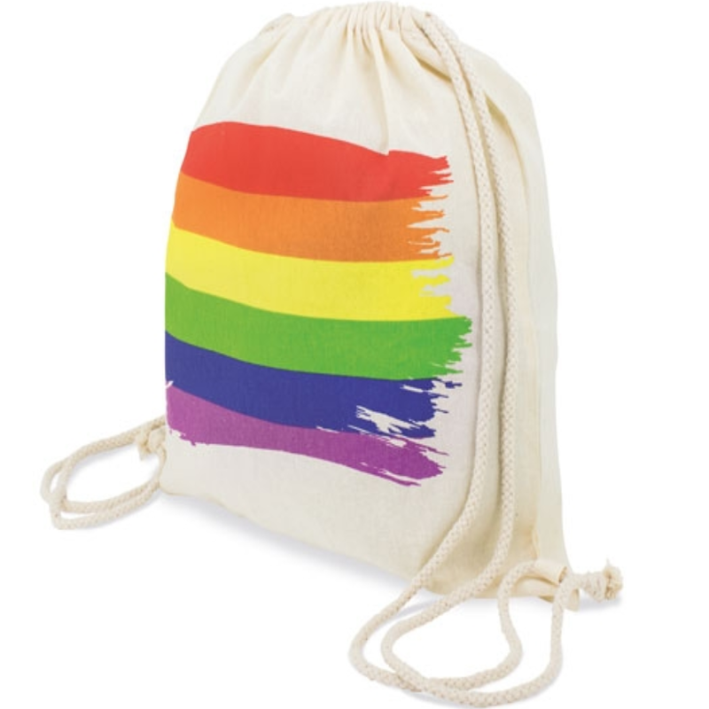 Sac à dos drapeau LGBT en coton — PRIDE