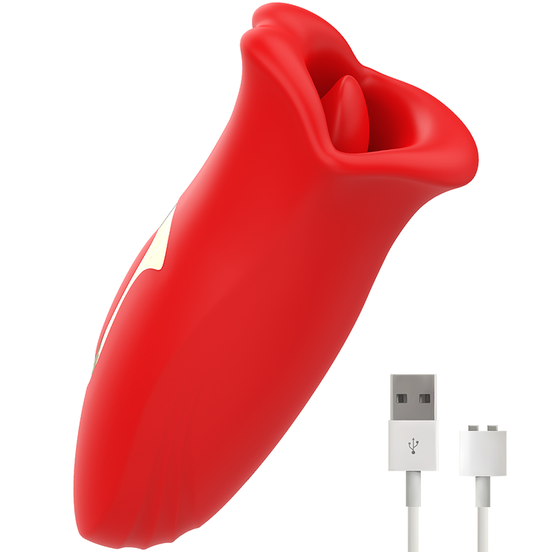 Stimulateur clitoridien double plaisir vibrant et langue — MIA