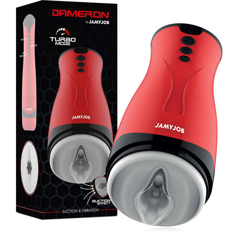Masturbateur à aspiration et vibration Dameron — JAMYJOB