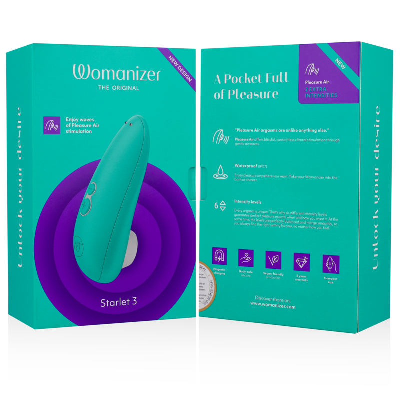 Stimulateur clitoridien Starlet 3 Turquoise — Womanizer