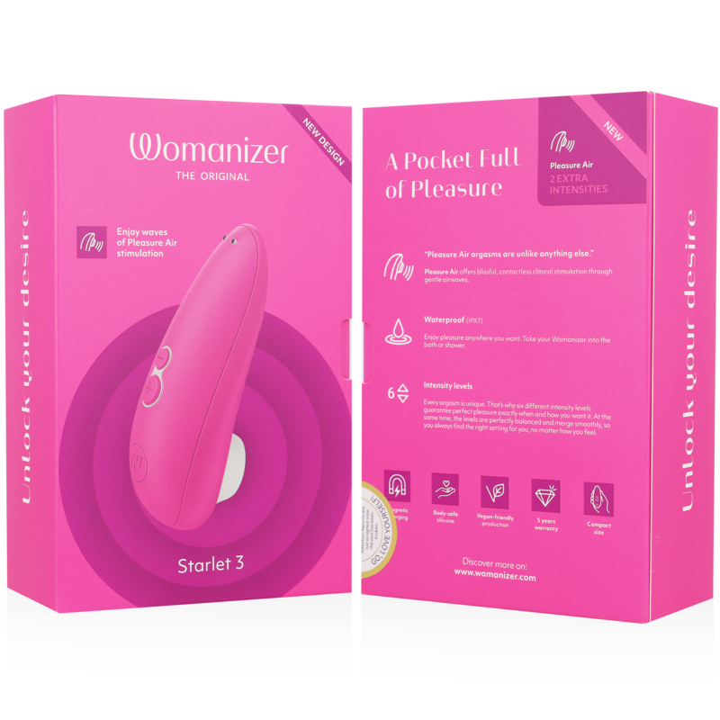 Stimulateur clitoridien Starlet 3 rose — Womanizer