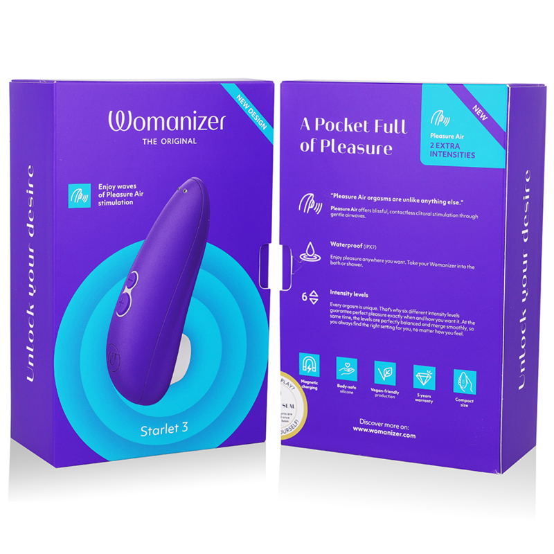 Stimulateur clitoridien Starlet 3 indigo — WOMANIZER