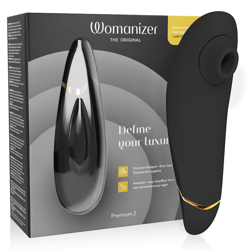 Stimulateur clitorien Premium 2 Noir — WOMANIZER