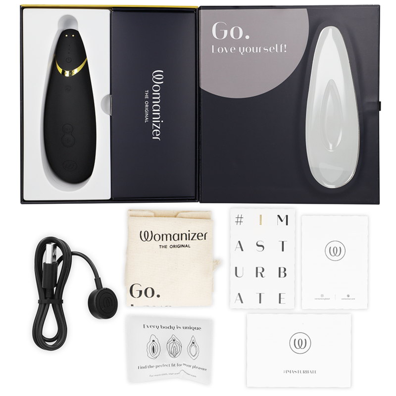 Stimulateur clitorien Premium 2 Noir — WOMANIZER