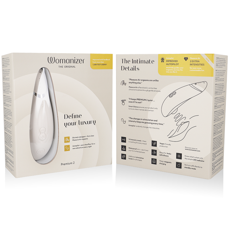 Stimulateur clitoral premium 2 gris chaud — Womanizer
