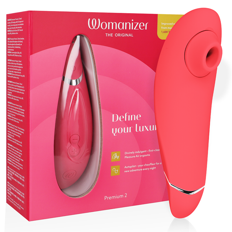 Stimulateur clitoral premium à air pulsé 2 framboise — WOMANIZER