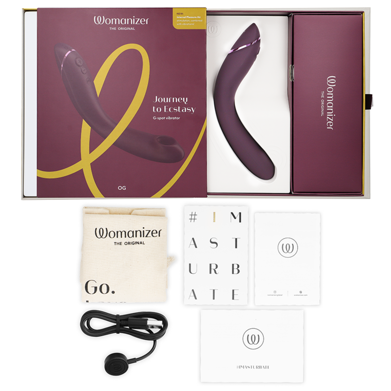 Stimulateur point G à air pulsé et vibrant — WOMANIZER