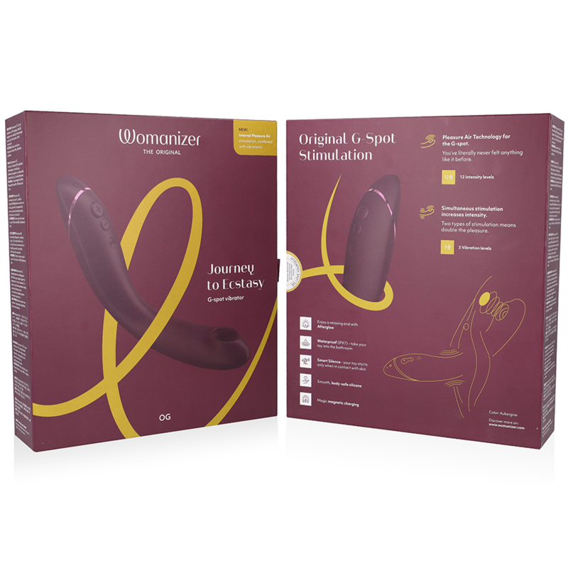 Stimulateur point G à air pulsé et vibrant — WOMANIZER