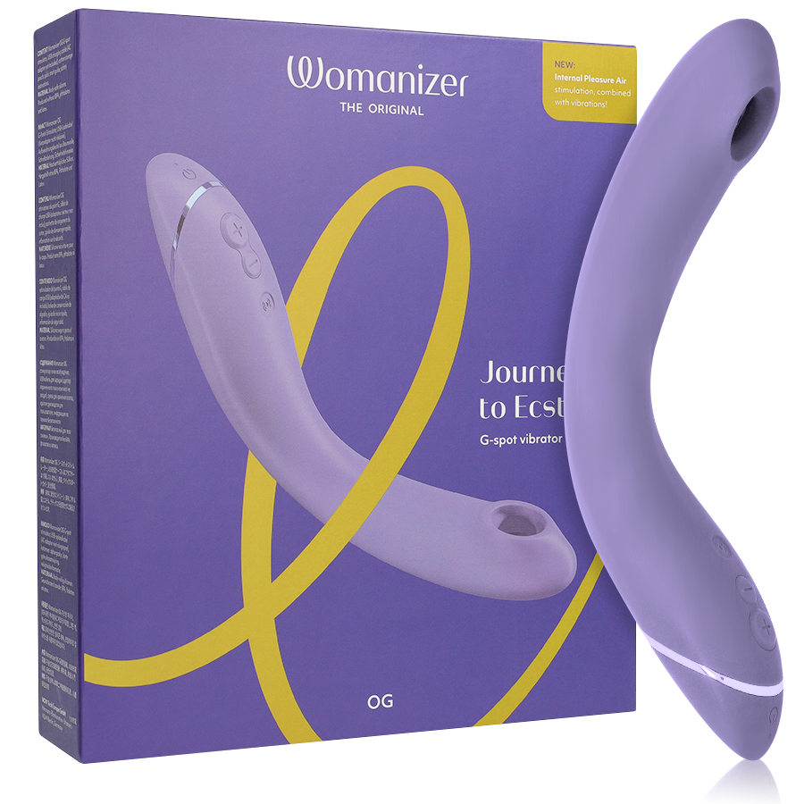 Stimulateur point G à air pulsé et vibrations — WOMANIZER