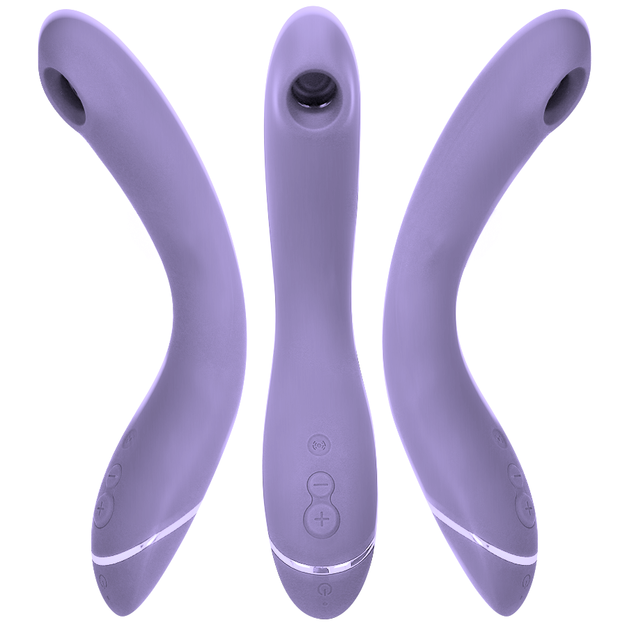 Stimulateur point G à air pulsé et vibrations — WOMANIZER