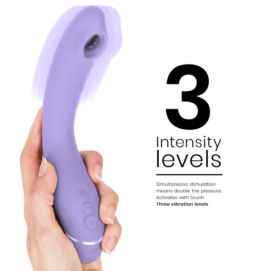 Stimulateur point G à air pulsé et vibrations — WOMANIZER