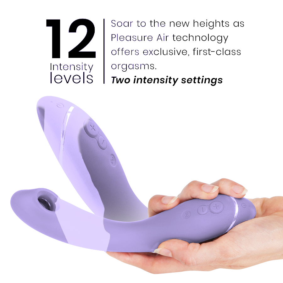 Stimulateur point G à air pulsé et vibrations — WOMANIZER