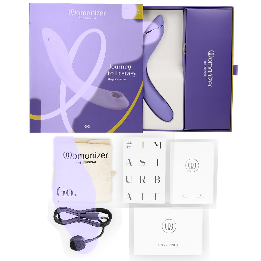 Stimulateur point G à air pulsé et vibrations — WOMANIZER