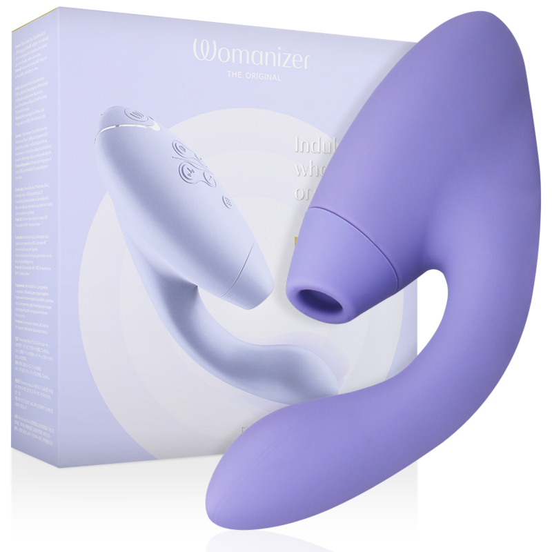 Double stimulateur à air pulsé et vibrations — WOMANIZER
