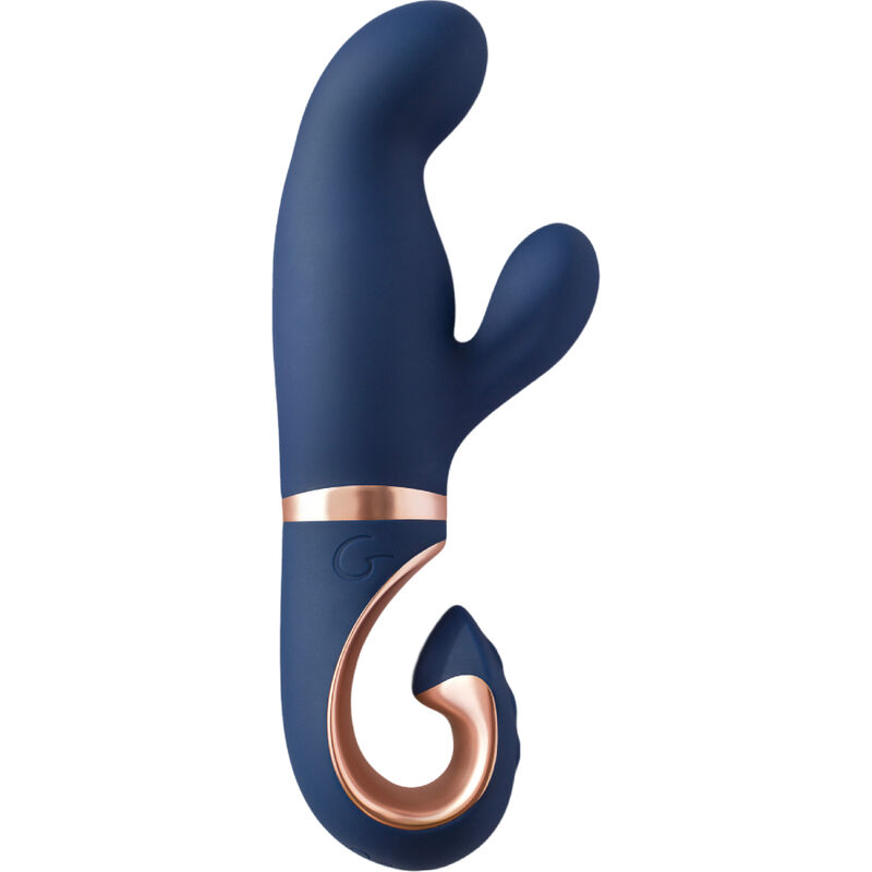 Vibromasseur double stimulation point G et clitoris Bleu Caraïbe — G-VIBE