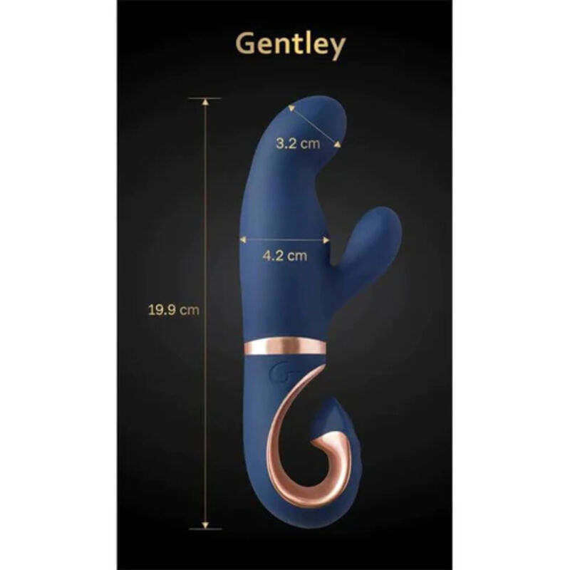Vibromasseur double stimulation point G et clitoris Bleu Caraïbe — G-VIBE