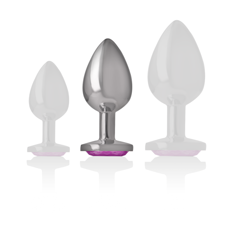 Plug anal cœur rose en aluminium — INTENSE ANAL TOYS