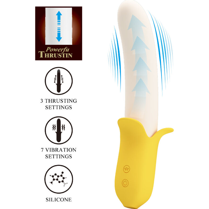 Vibromasseur Banana Geek super power 7 vibrations — PRETTY LOVE