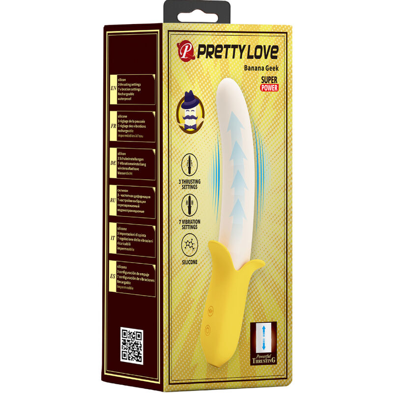 Vibromasseur Banana Geek super power 7 vibrations — PRETTY LOVE