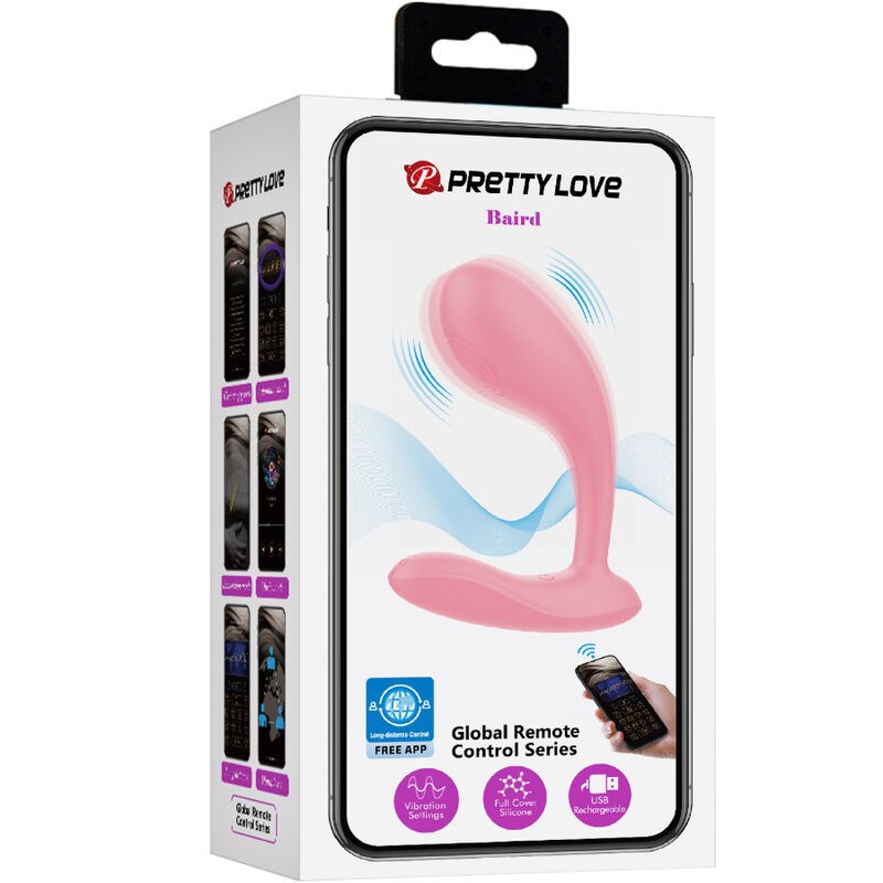 Vibrateur G-spot connecté 12 vibrations rechargeable — PRETTY LOVE FLIRTATION