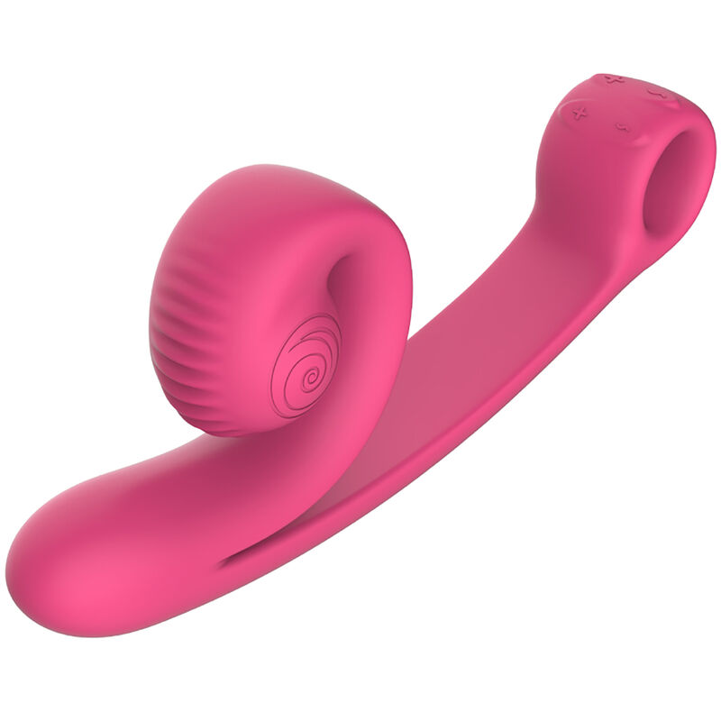 Vibromasseur courbe Slide'n'Roll double stimulation — SNAIL VIBE