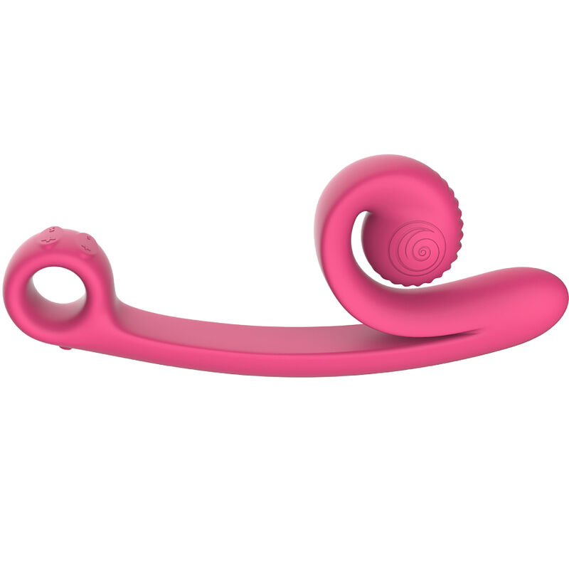 Vibromasseur courbe Slide'n'Roll double stimulation — SNAIL VIBE