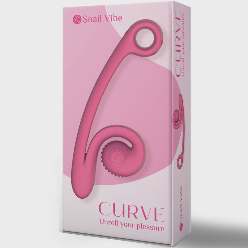 Vibromasseur courbe Slide'n'Roll double stimulation — SNAIL VIBE