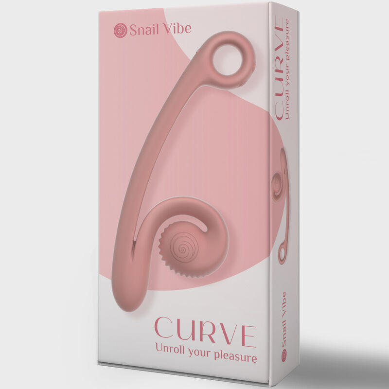 Vibrateur courbe à double stimulation — SNAIL VIBE