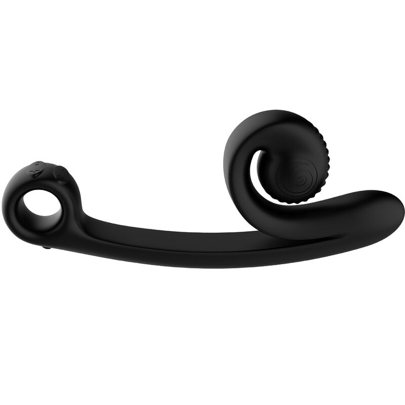 Vibromasseur courbe ergonomique à double stimulation — SNAIL VIBE