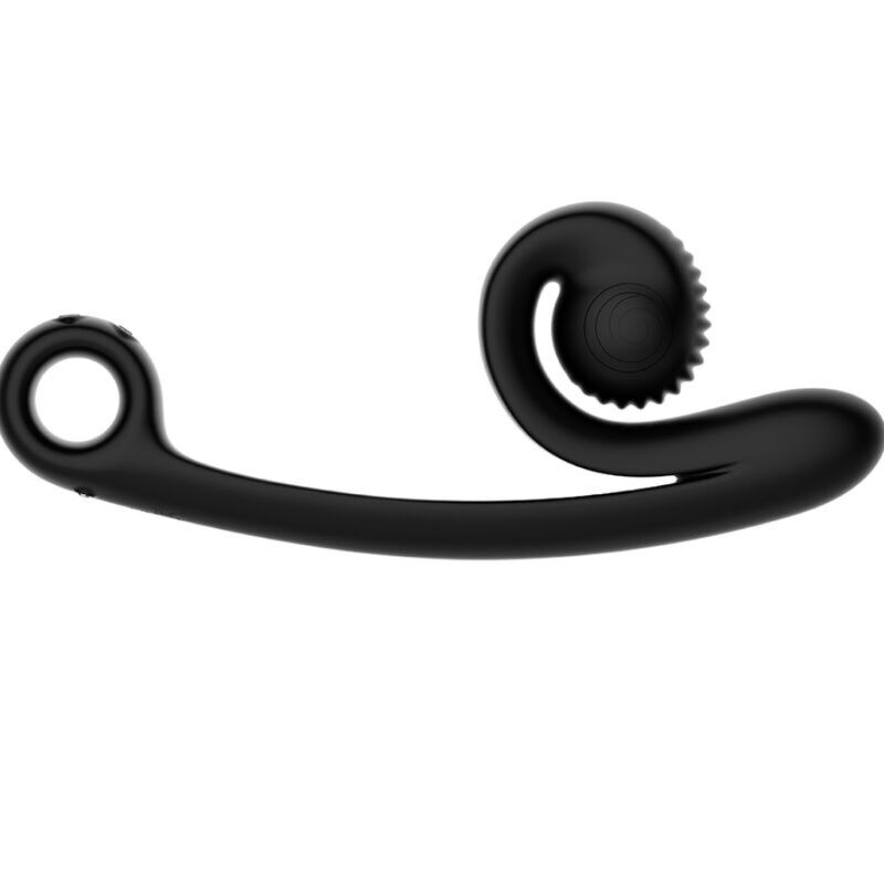 Vibromasseur courbe ergonomique à double stimulation — SNAIL VIBE