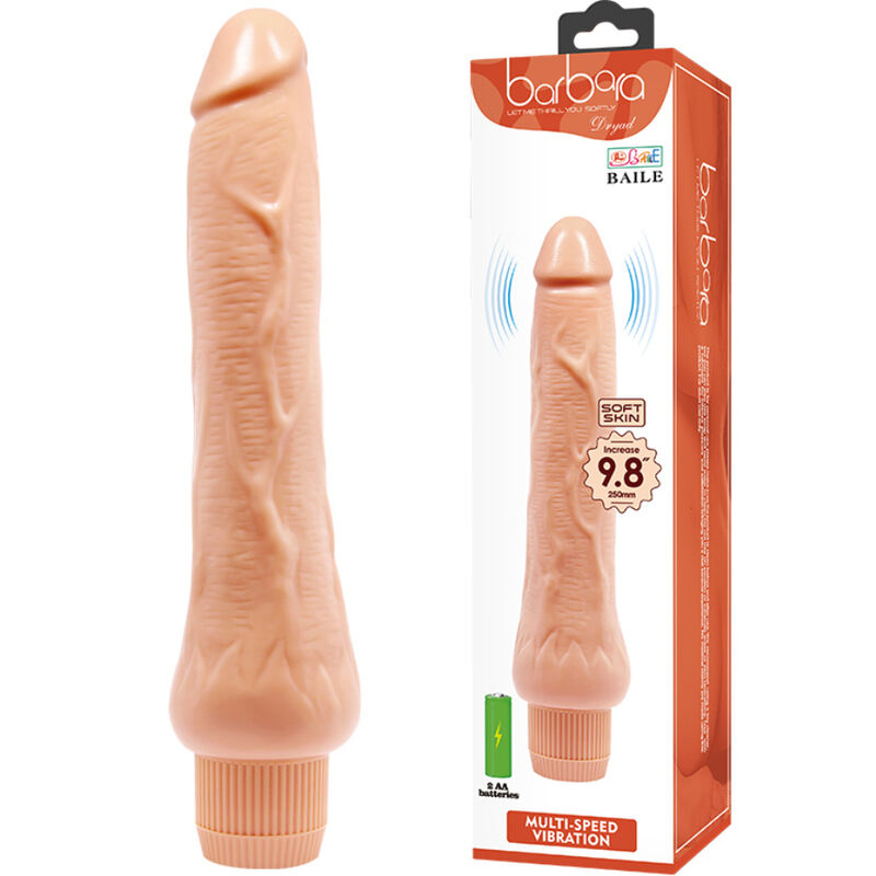 Vibrateur réaliste Barbara 25 cm — BAILE VIBRATORS