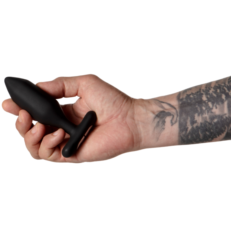 Plug anal vibrant onyx noir — JE JOUE
