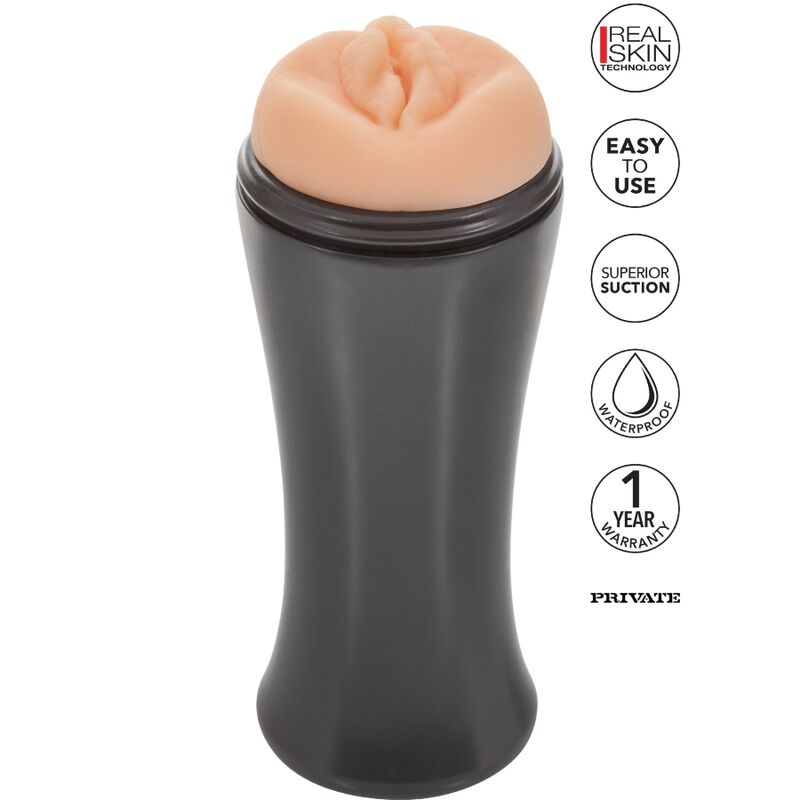 Masturbateur sensible compact à effet suction — PRIVATE