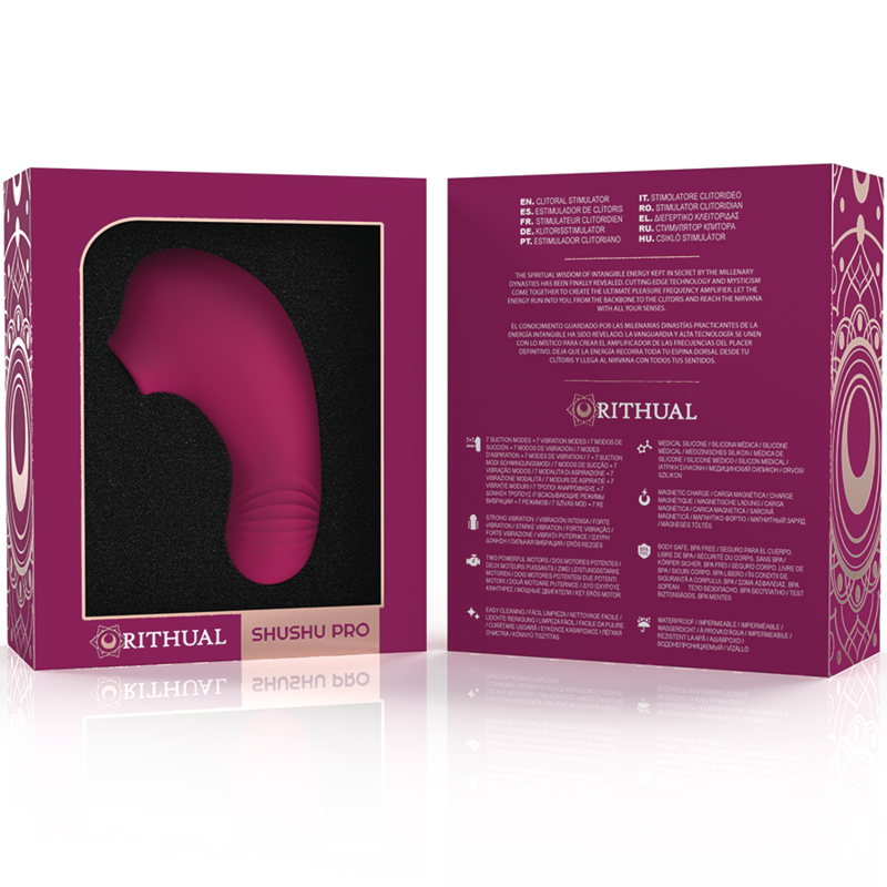 Stimulateur clitoridien Shushu Pro, deux moteurs puissants — RITHUAL