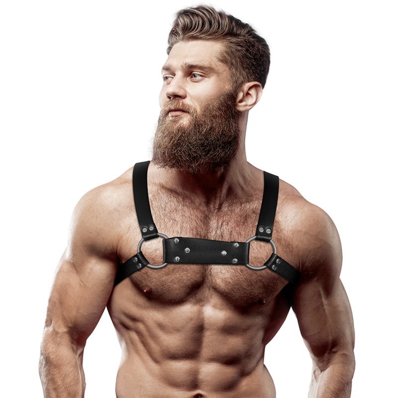 Harnais de poitrine bulldog en cuir vegan — FETISH SUBMISSIVE ATTITUDE