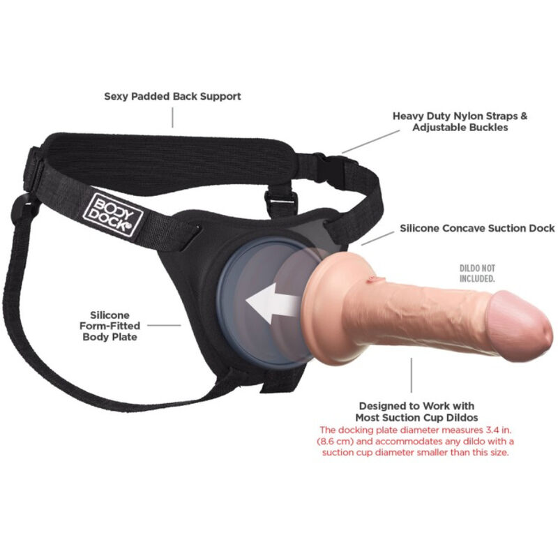 Harnais ceinture à aspiration Body Dock Elite — PIPEDREAMS