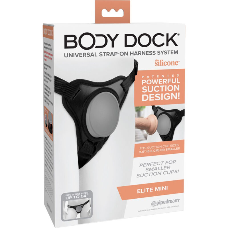 Mini harnais Body Dock Elite à aspiration — PIPEDREAMS