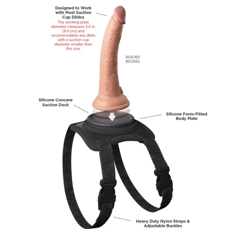 Harnais de cuisse à aspiration Body Dock — PIPEDREAMS