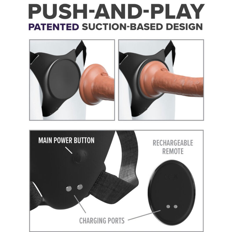 Harnais vibrant Body Dock G-Spot Pro — PIPEDREAMS