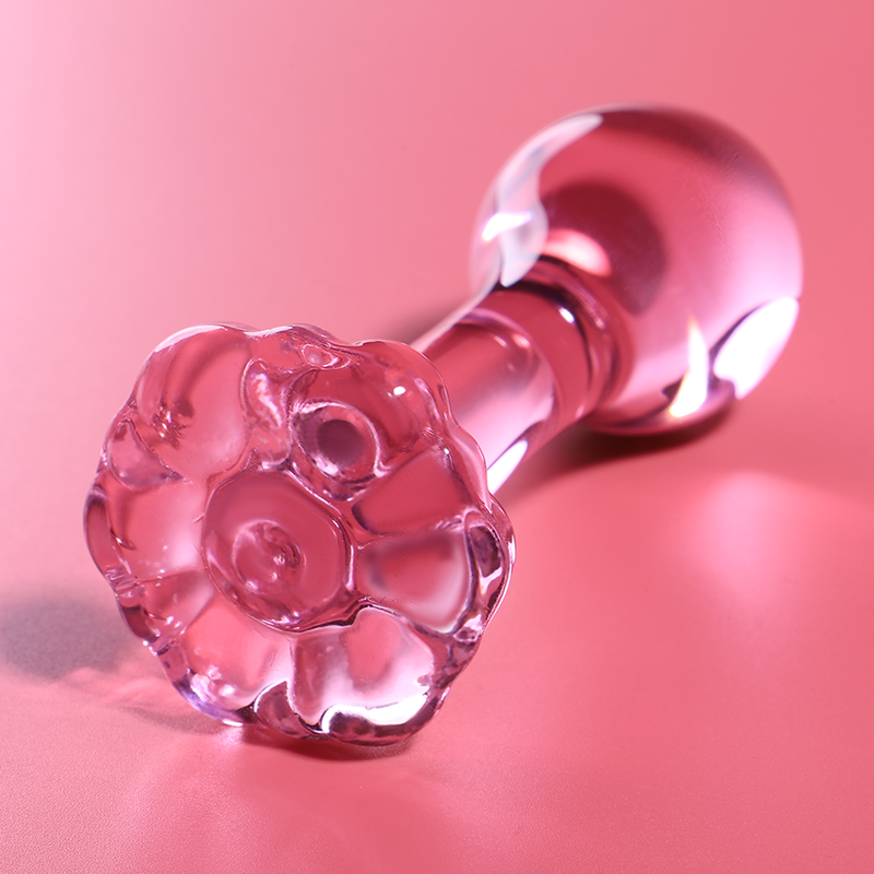 Rosa Borosilikat-Analplug 11 cm — NEBULA SERIES BY IBIZA