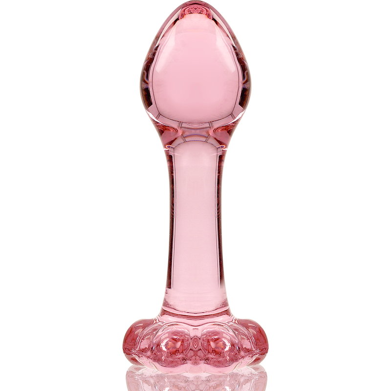 Rosa Borosilikat-Analplug 11 cm — NEBULA SERIES BY IBIZA
