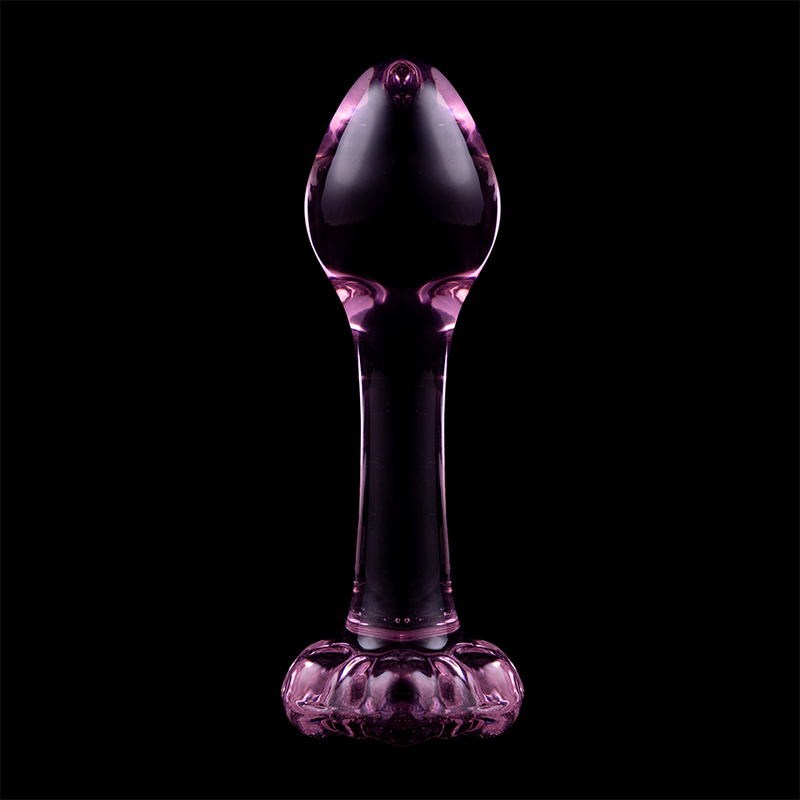 Rosa Borosilikat-Analplug 11 cm — NEBULA SERIES BY IBIZA