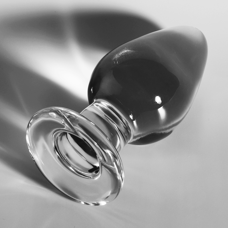Plug anal em vidro borossilicato transparente 11 cm — NEBULA SERIES BY IBIZA